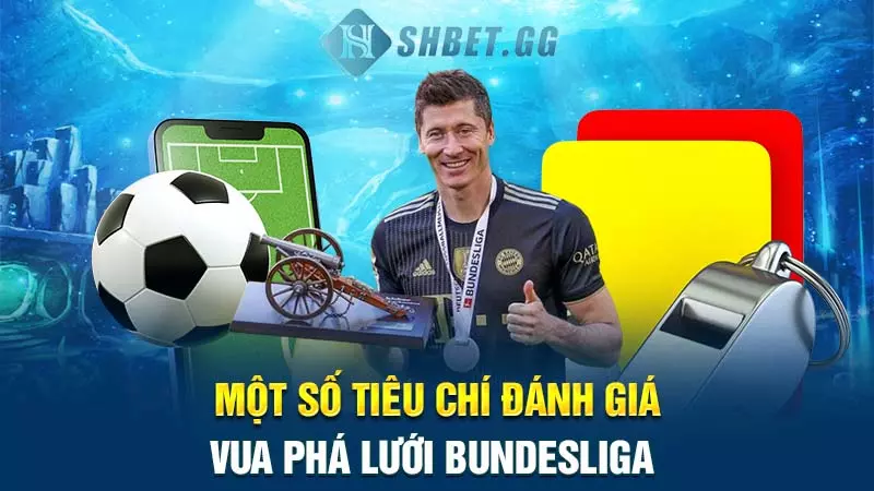 Một số tiêu chí đánh giá vua phá lưới bundesliga